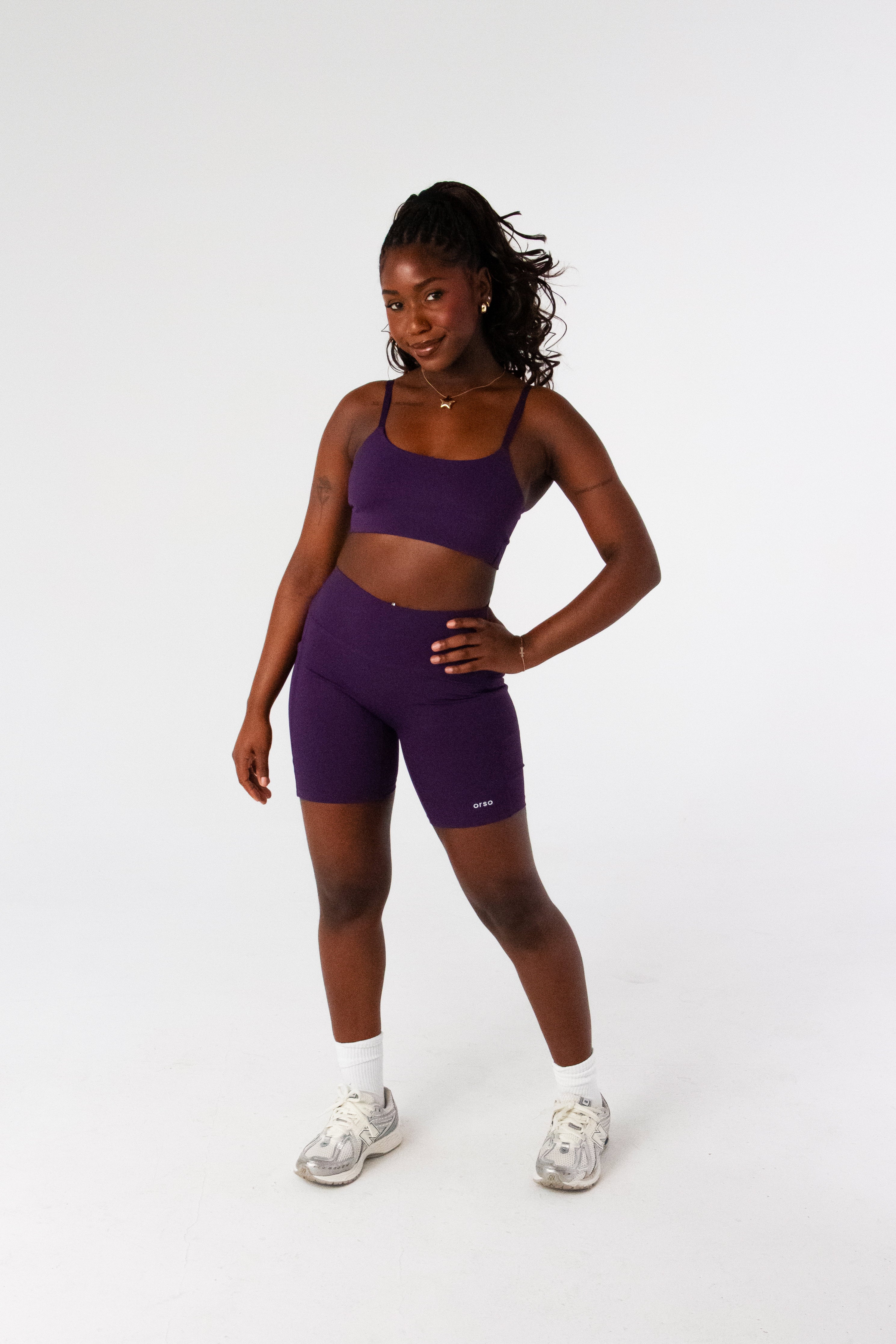 SeaButter™ 8" Pocket Shorts - Dark Grape