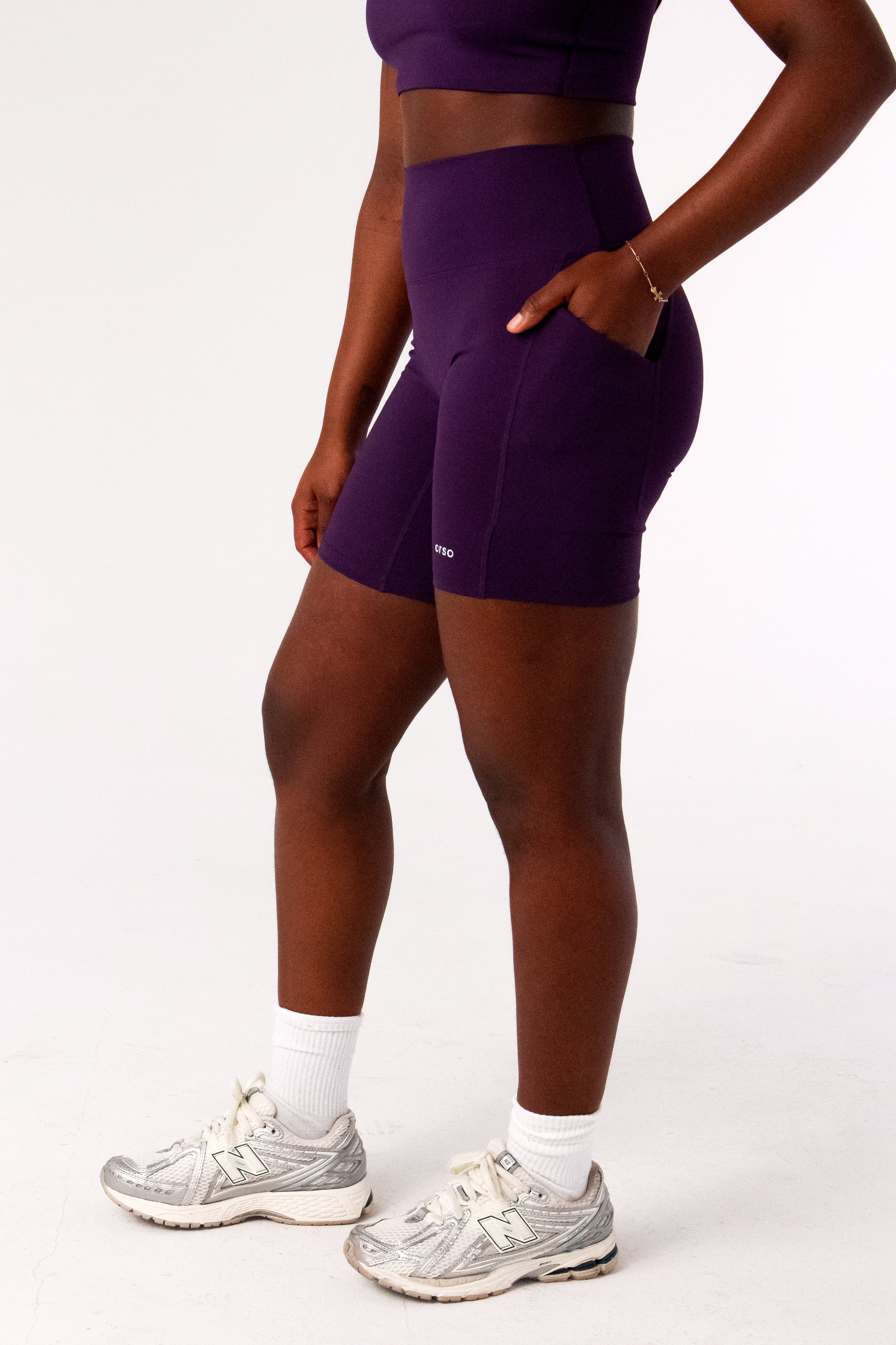 SeaButter™ 8" Pocket Shorts - Dark Grape