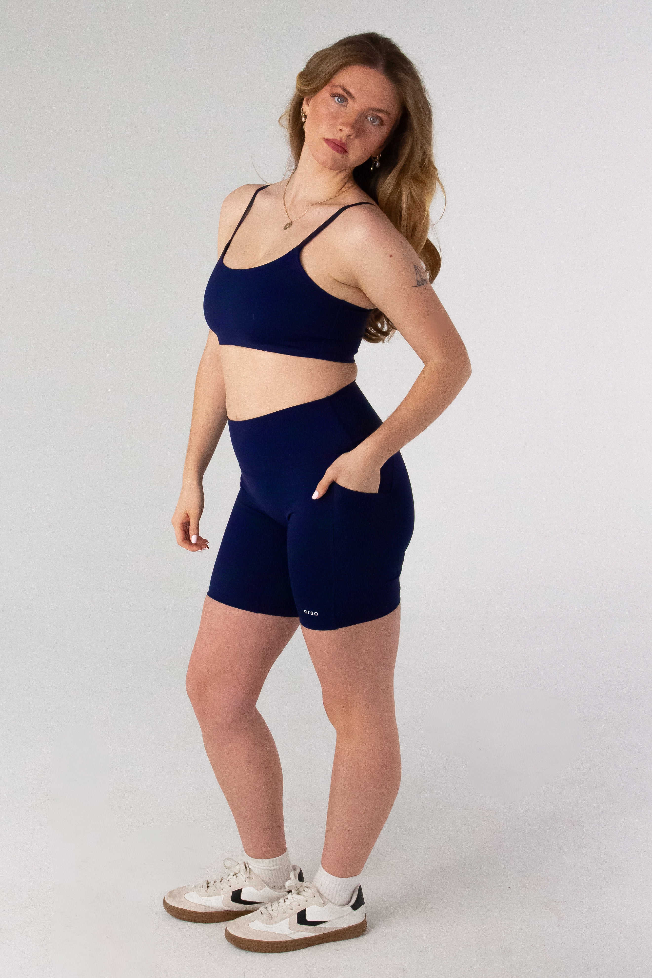 SeaButter™ 8" Pocket Shorts - Deep Indigo