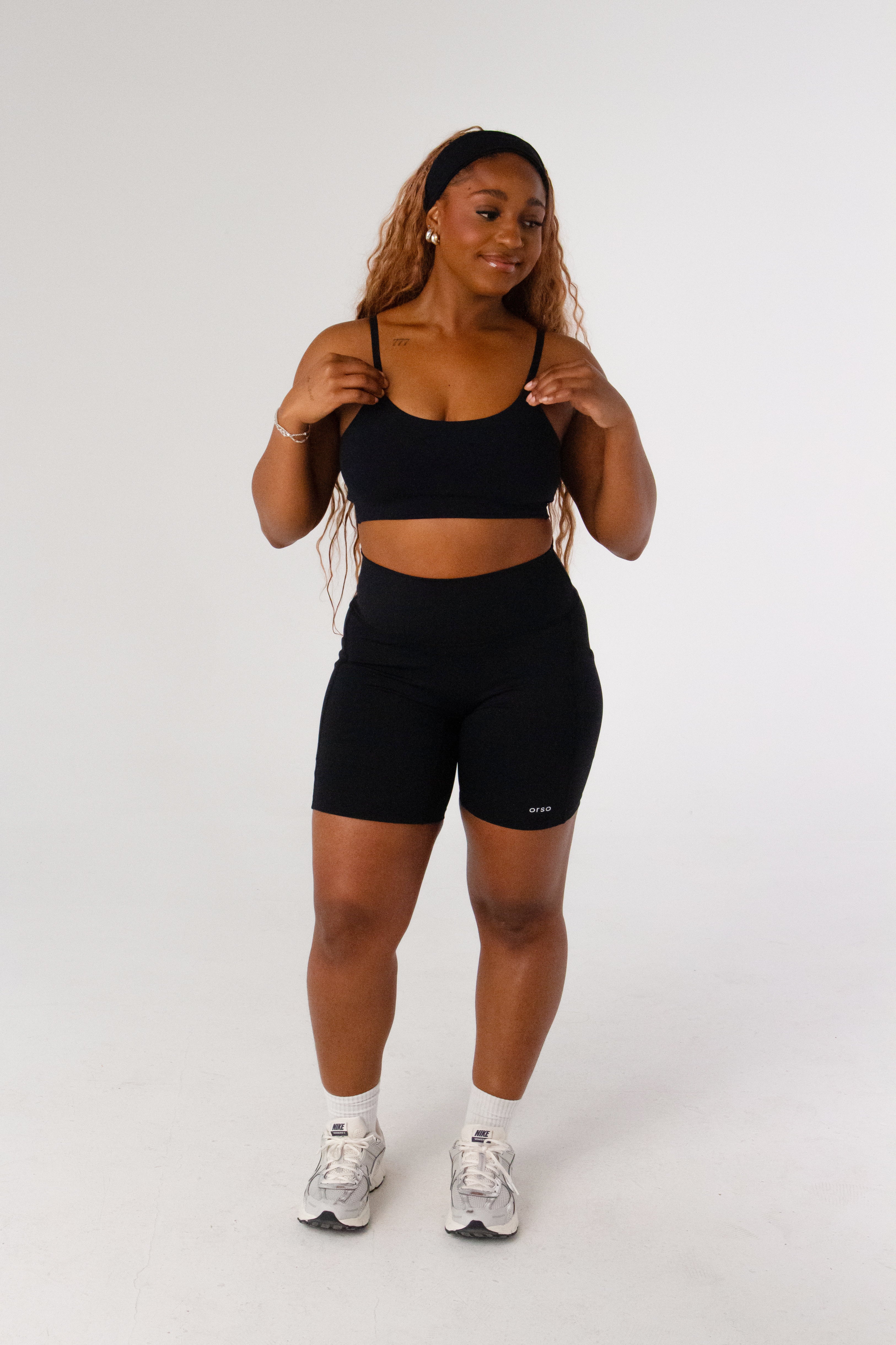 SeaButter™ 8" Pocket Shorts - Onyx Black
