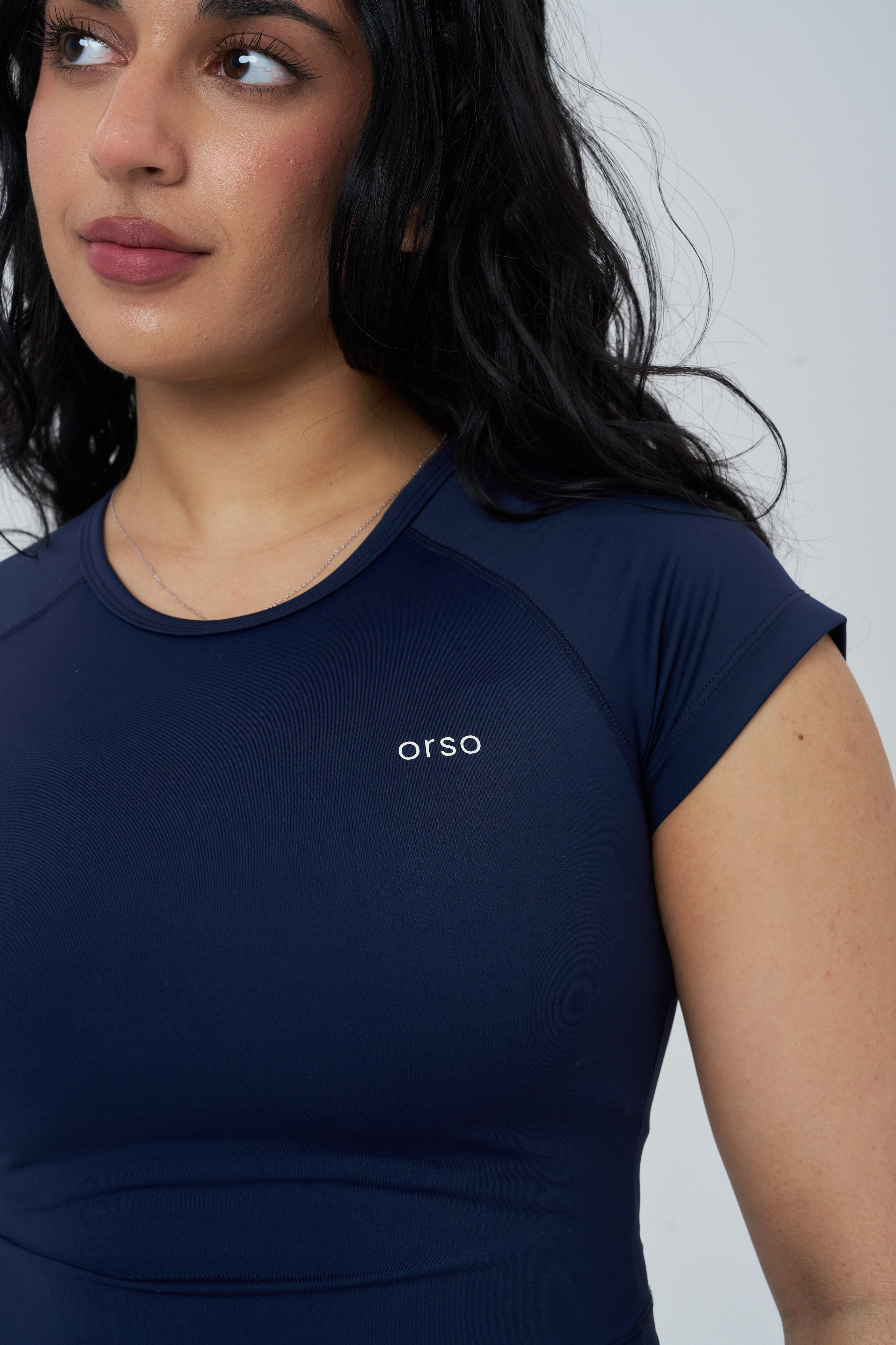 SeaButter™ Essential Crop Tee - Deep Indigo