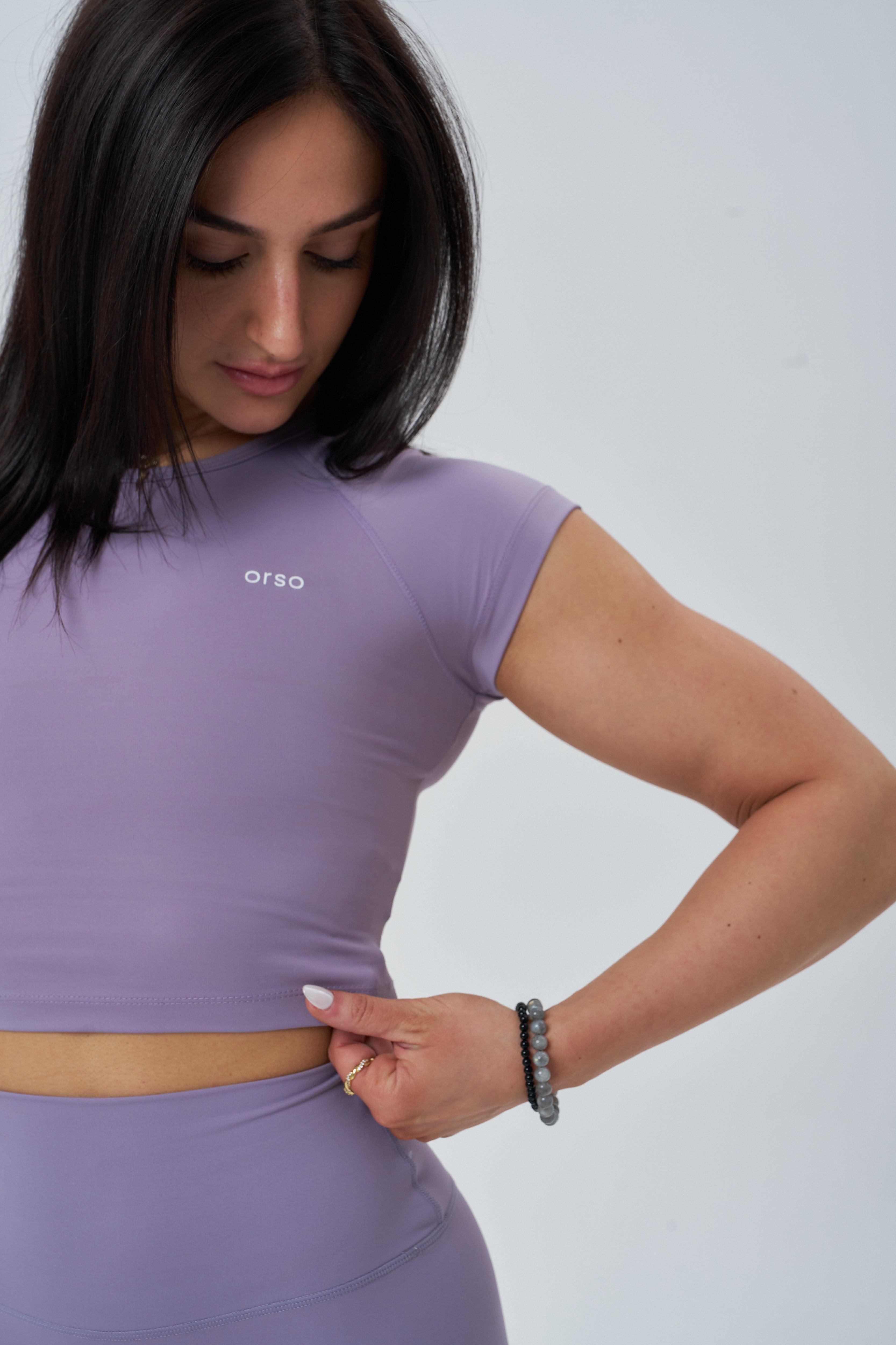 SeaButter™ Essential Crop Tee - Delicate Purple