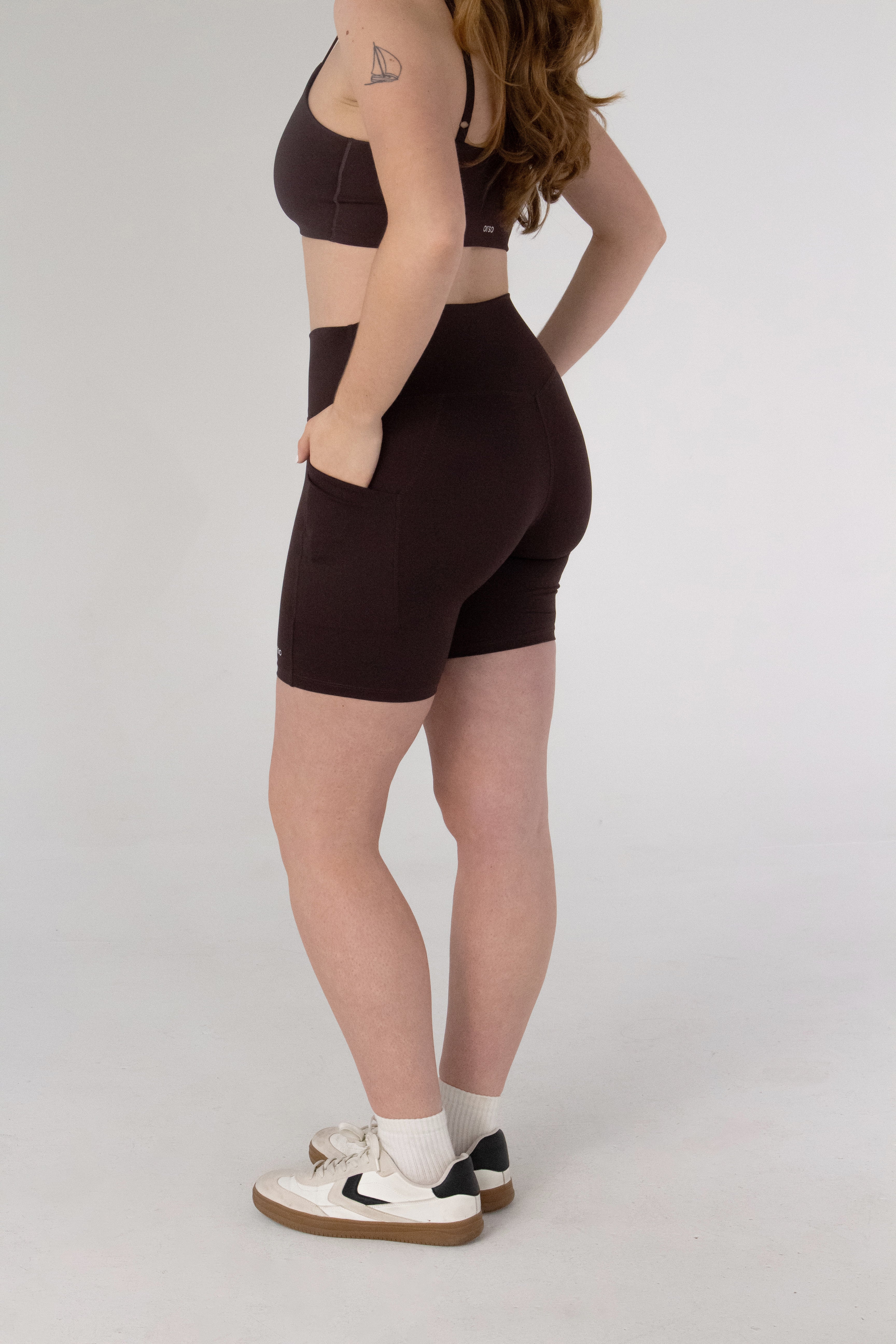 SeaButter™ 8" Pocket Shorts - Espresso Martini